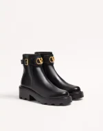 Valentino Vlogo Signature Calfskin Ankle Boot 55Mm - Image 6